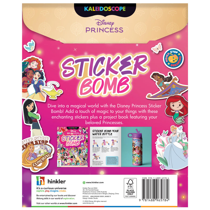 Kaleidoscope Disney Princess Sticker Bomb