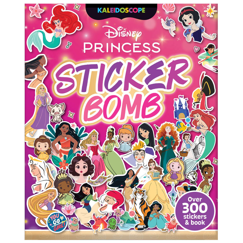 Kaleidoscope Disney Princess Sticker Bomb