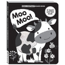High Contrast Moo Moo! Touch and Feel Board Book