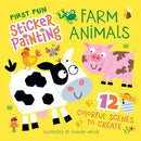First Fun Sticker Painting Farm Animals