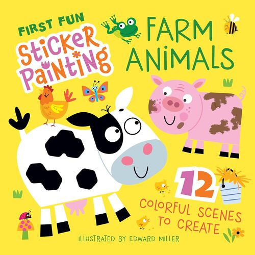 First Fun Sticker Painting Farm Animals