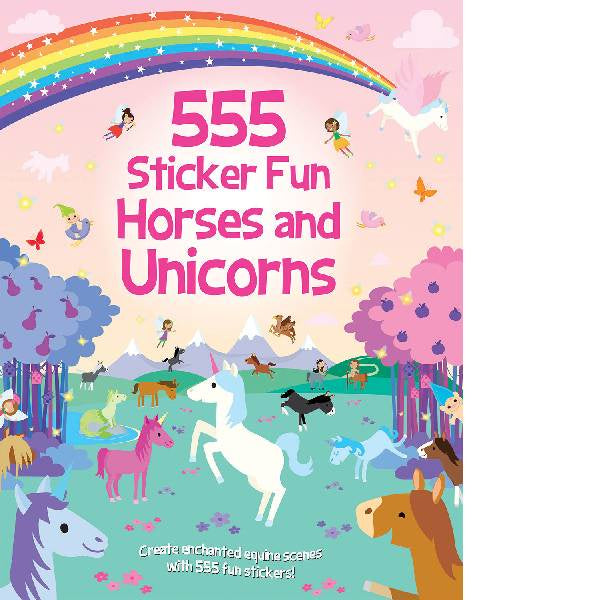 555 Sticker Fun Horses & Unicorns