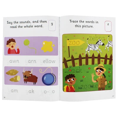 Ready to Write: Let's Trace Phonics Paperback