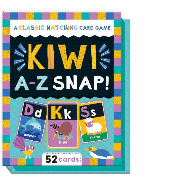Kiwi A-Z Snap Card Game Set