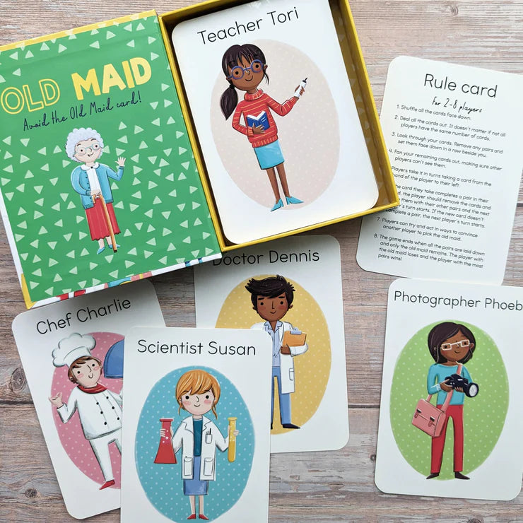 Old Maid Snap Card Game