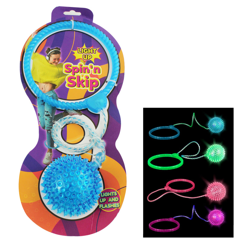 Spin & Skip Light-Up 4asst