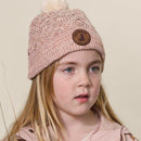 Crywolf | Pom Pom Beanie - Blush Speckle
