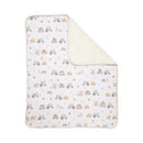 Living Textiles Tractor Ride - Jersey Sherpa Pram Blanket