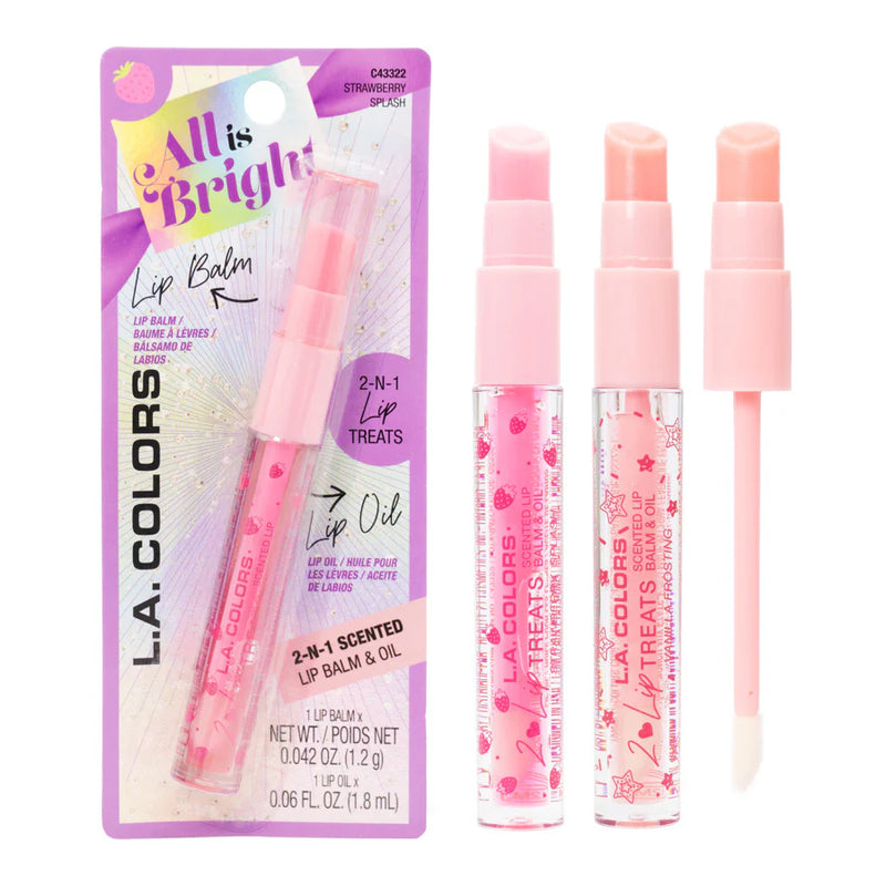 L.A Colors 2 in 1 Lip Treats Lip Oil & Lip Balm