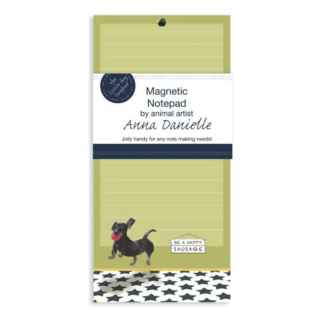 Little Dog Laughed - Happy Sausage - Magnetic Fridge Pad