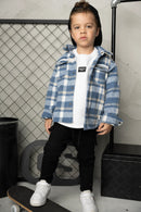 Cracked Soda | Finn Shirt Jacket blue 3-8
