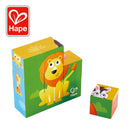 Hape | Jungle Animal Block Puzzle 9pc