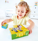 Hape | Jungle Animal Block Puzzle 9pc