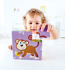 Hape | Jungle Animal Block Puzzle 9pc