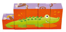 Hape | Jungle Animal Block Puzzle 9pc