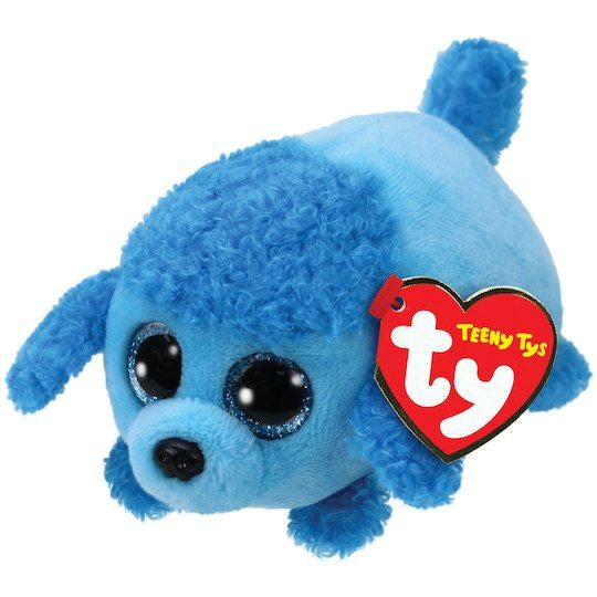 Teeny Tys Lexi - blue poodle plush toy 10 cm