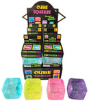 Glitter Cube Squeeze  - Size 5cm  A00938