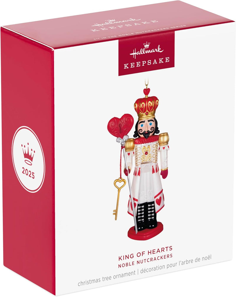King of Hearts, 7th in the Noble Nutcrackers Series — 2025 Hallmark Keepsake Christmas Ornament