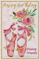 Dancing Princess Girl's Birthday Card