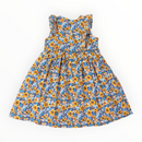 Korango | Bold Smocked Floral Dress - Blue