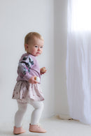 Burrow & Be White (Cream) Footed Tights