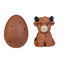 Highland Cow Grow Egg