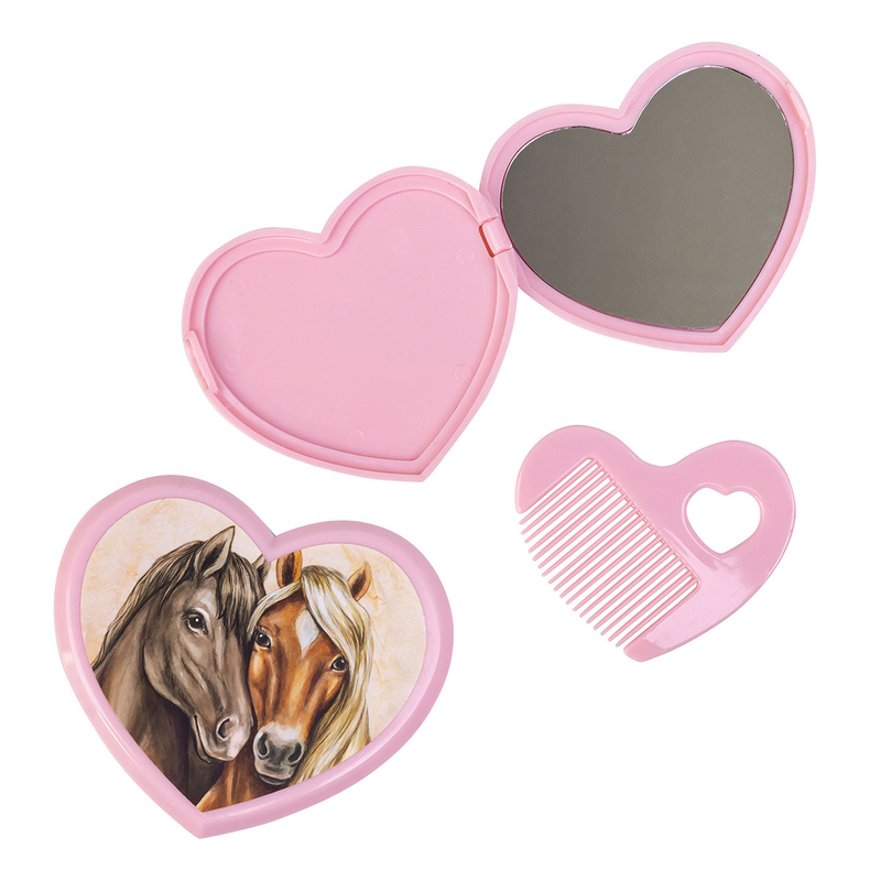 I LOVE HORSES Bubble Bath 80ml with pocket mirror and comb