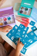 Oh Flossy | Oh Flossy Reusable Adhesive Face Paint & Makeup Stencils - T