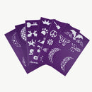 Oh Flossy | Oh Flossy Reusable Adhesive Face Paint & Makeup Stencils - P
