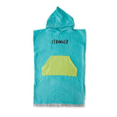 Hello Stranger | Poncho Beach Towel - Turquoise/Lime