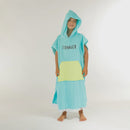 Hello Stranger | Poncho Beach Towel - Turquoise/Lime