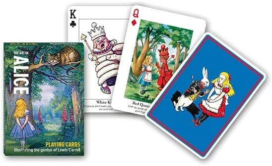 The Art Of Alice By Tenniel Set Of 52 Playing Cards + Jokers