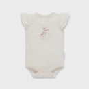 Aster & Oak | Fawn Print Flutter Onesie