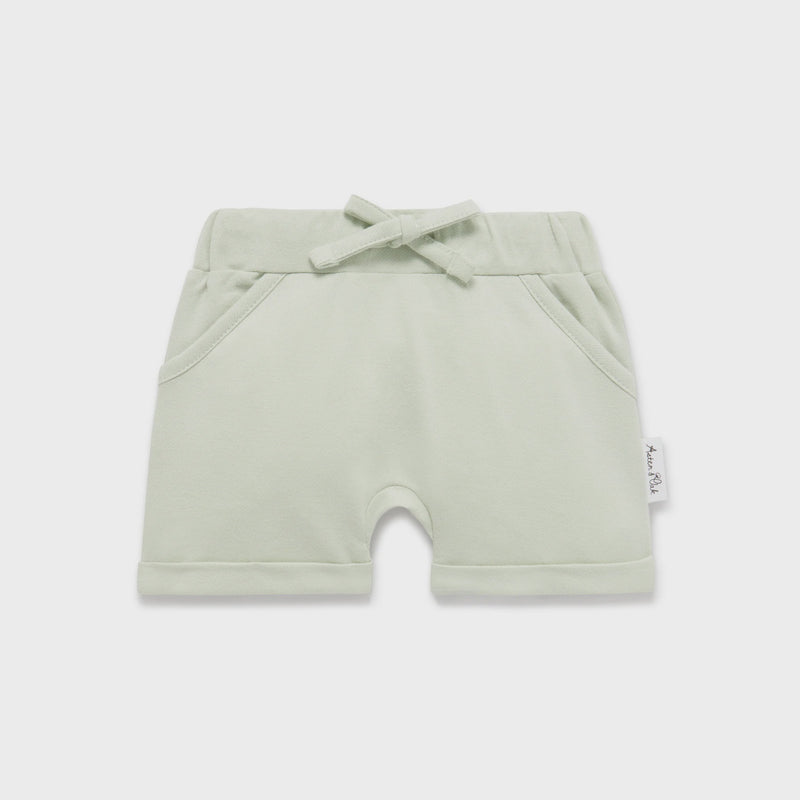 Aster & Oak | Sage Chambray Shorts