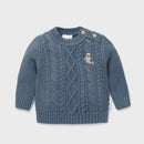 Aster & Oak | Bluestone Cable Knit Jumper