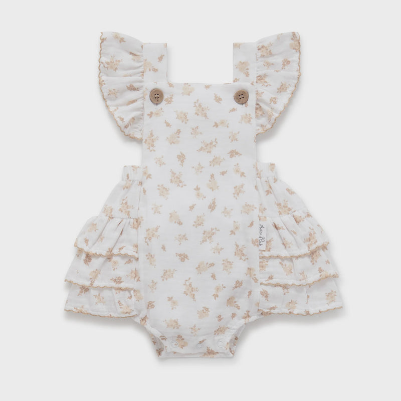 Aster & Oak | Sable Floral Muslin Playsuit