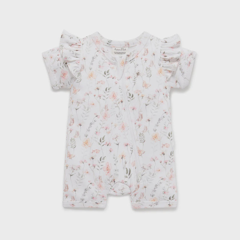 Aster & Oak | Secret Garden Zip Romper