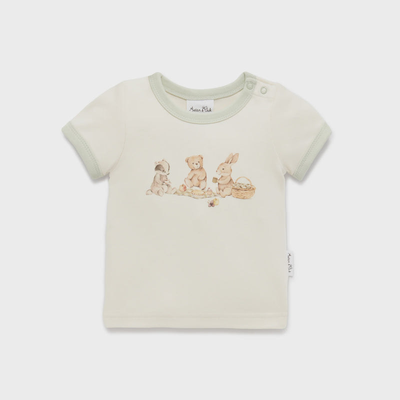 Aster & Oak | Teddy Picnic Print Tee