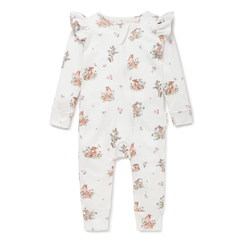 Aster & Oak | Vintage Meadow Zip Romper