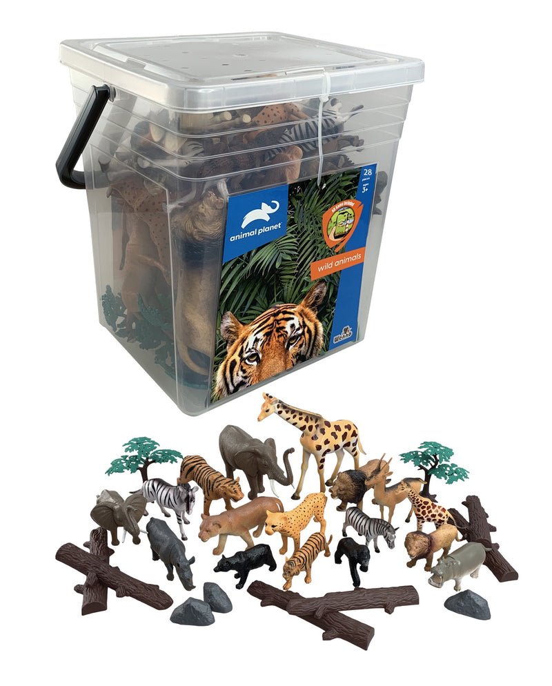 Animal Planet | Jungle Animals (28pc Square Bucket)