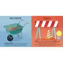 Sassi Edu Construction Stacking Blocks & Book Set, 10 pcs