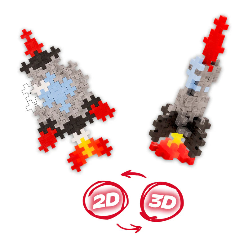 Plus-Plus - Activity Pad - Puzzle by Number - Space