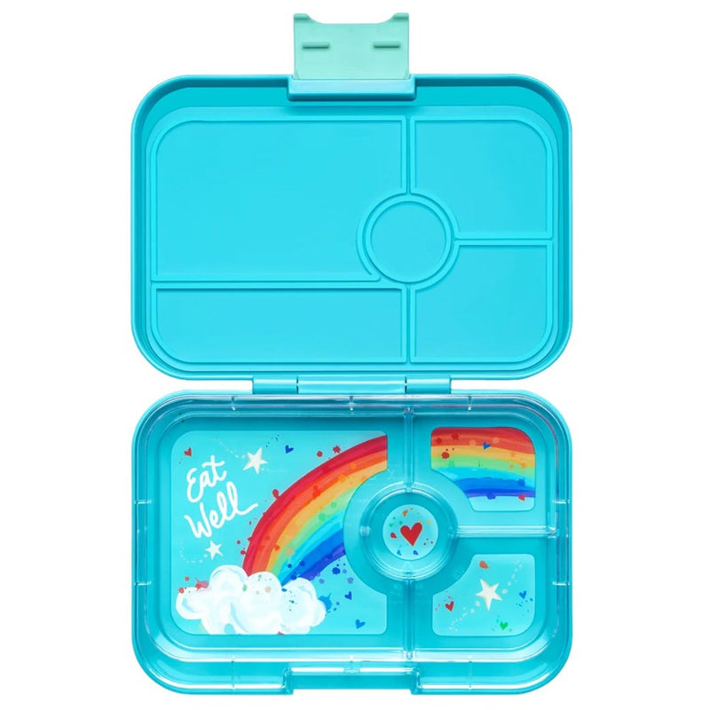 Yumbox Tapas 4C - Antibes Blue (Rainbow Tray)