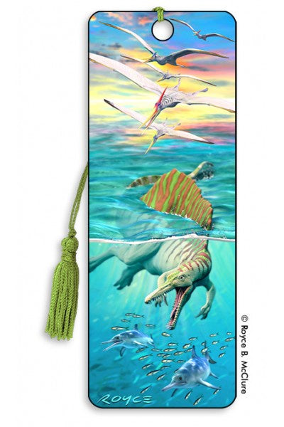 Artgame | Dino Sky to Sea 3D Bookmark