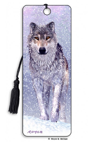 Artgame | Snow Wolf Bookmark