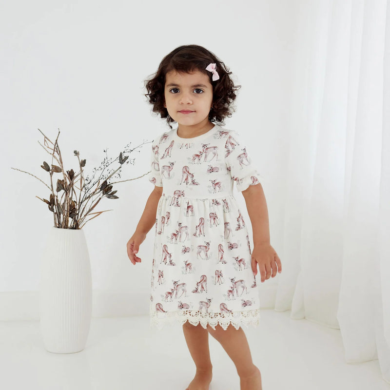 Aster & Oak | Fawn Ruffle Dress