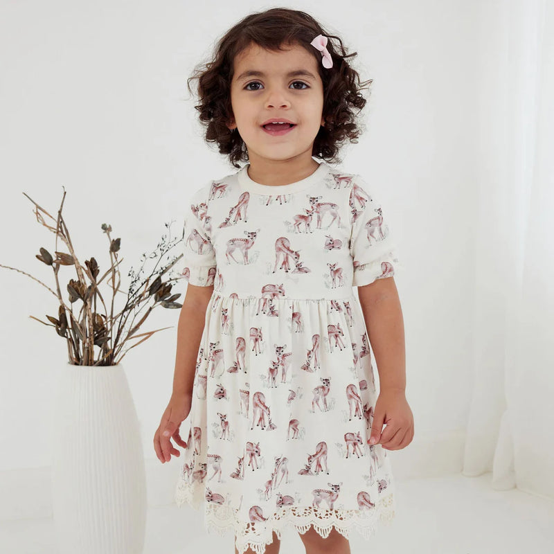 Aster & Oak | Fawn Ruffle Dress