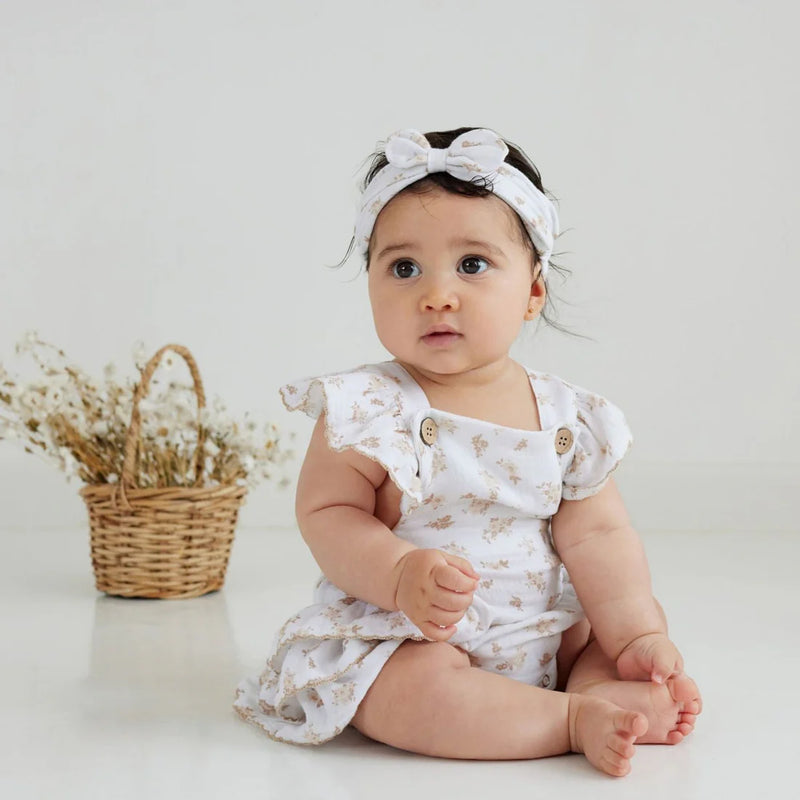 Aster & Oak | Sable Floral Muslin Playsuit