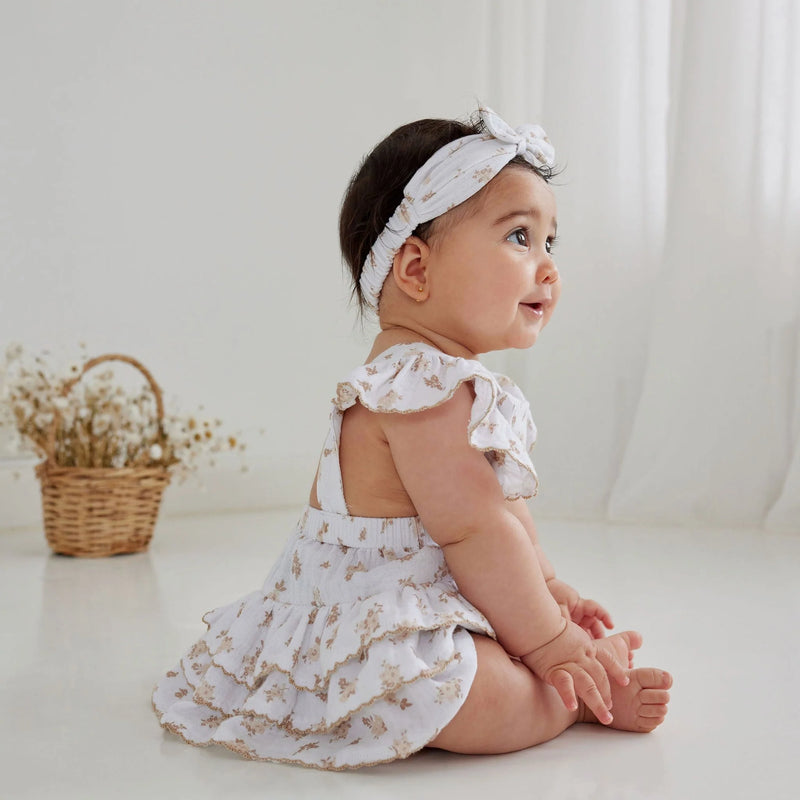 Aster & Oak | Sable Floral Muslin Playsuit