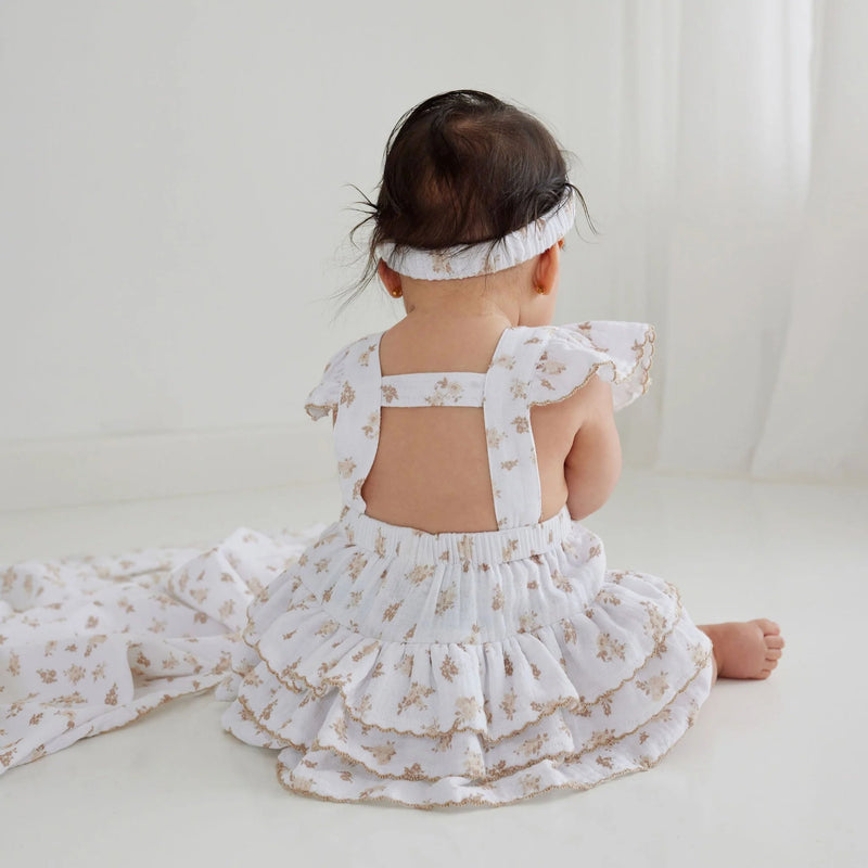 Aster & Oak | Sable Floral Muslin Playsuit